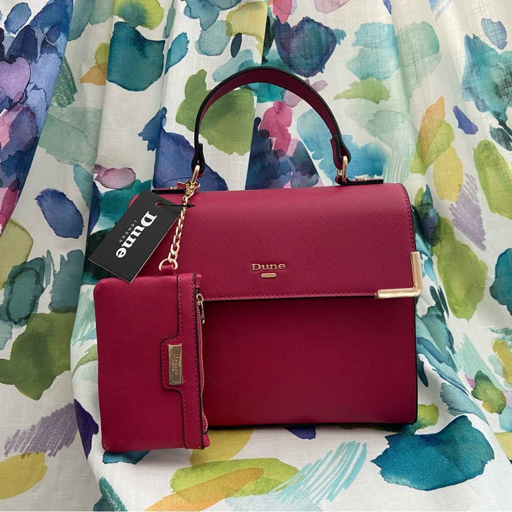 Dune London NWOT Fold-over Flap Shoulder Bag / Purse